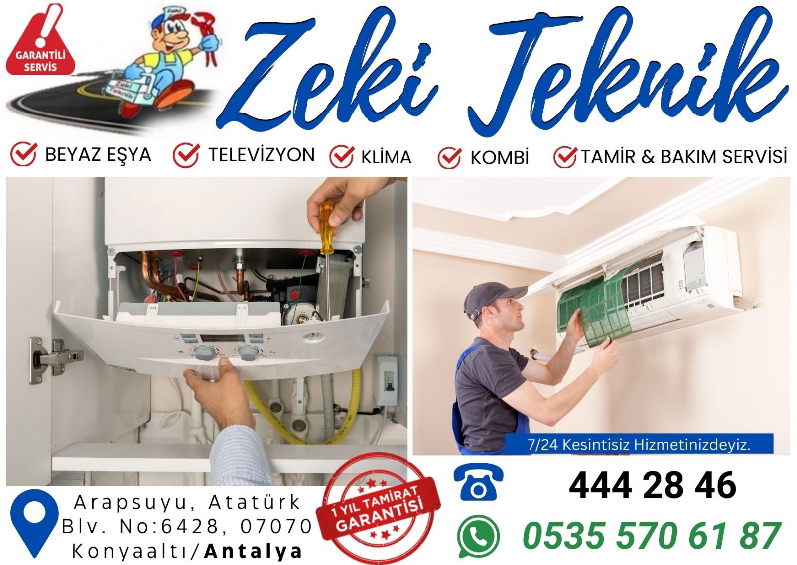 Arapsuyu Kombi Klima Servisi 